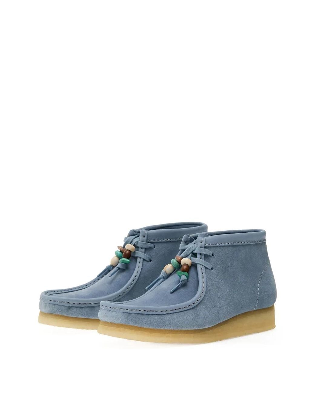 Clarks Blue Wallabee Ankle Boots