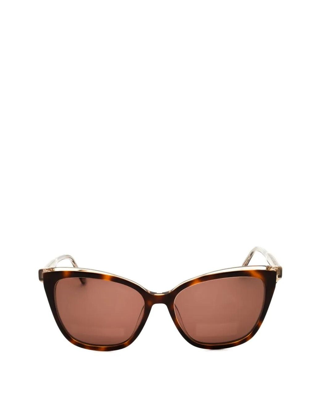 Nine West Brown Tortoiseshell-Effect Cat-Eye Frame Sunglasses