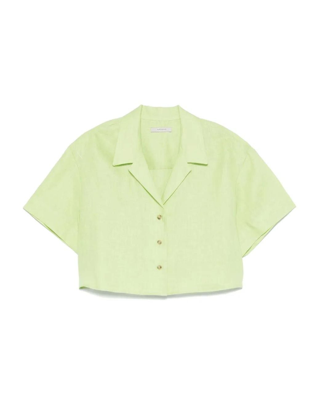 Asceno Lincoln Blouse in het Green