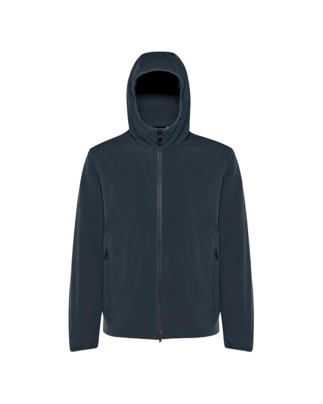 Geox Blue Spherica Hooded Water-Repellent Jacket for men