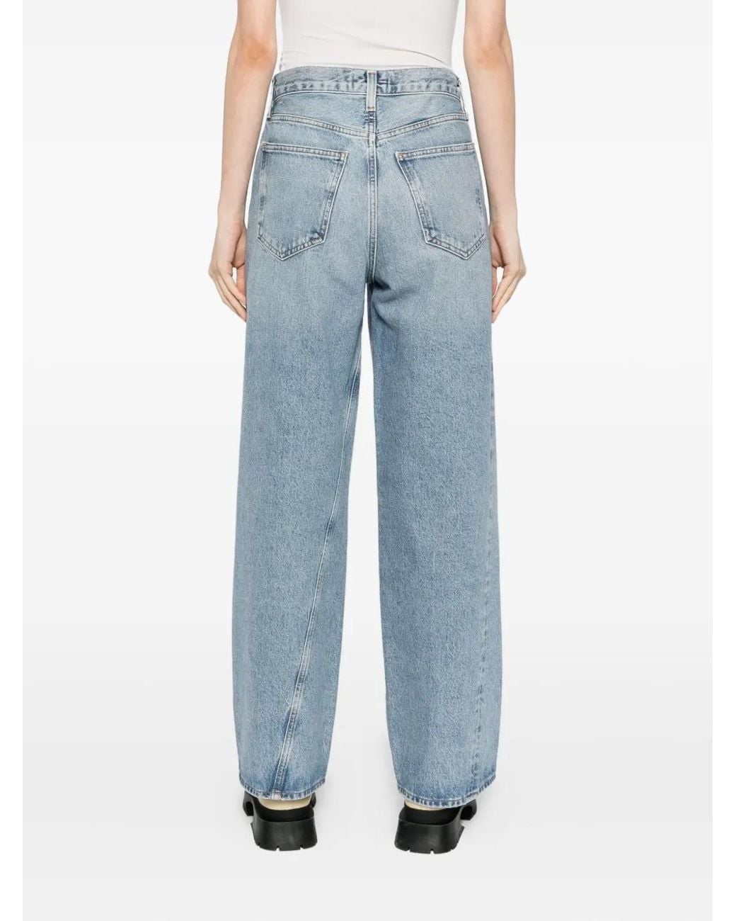 Agolde Blue Twist Jeans