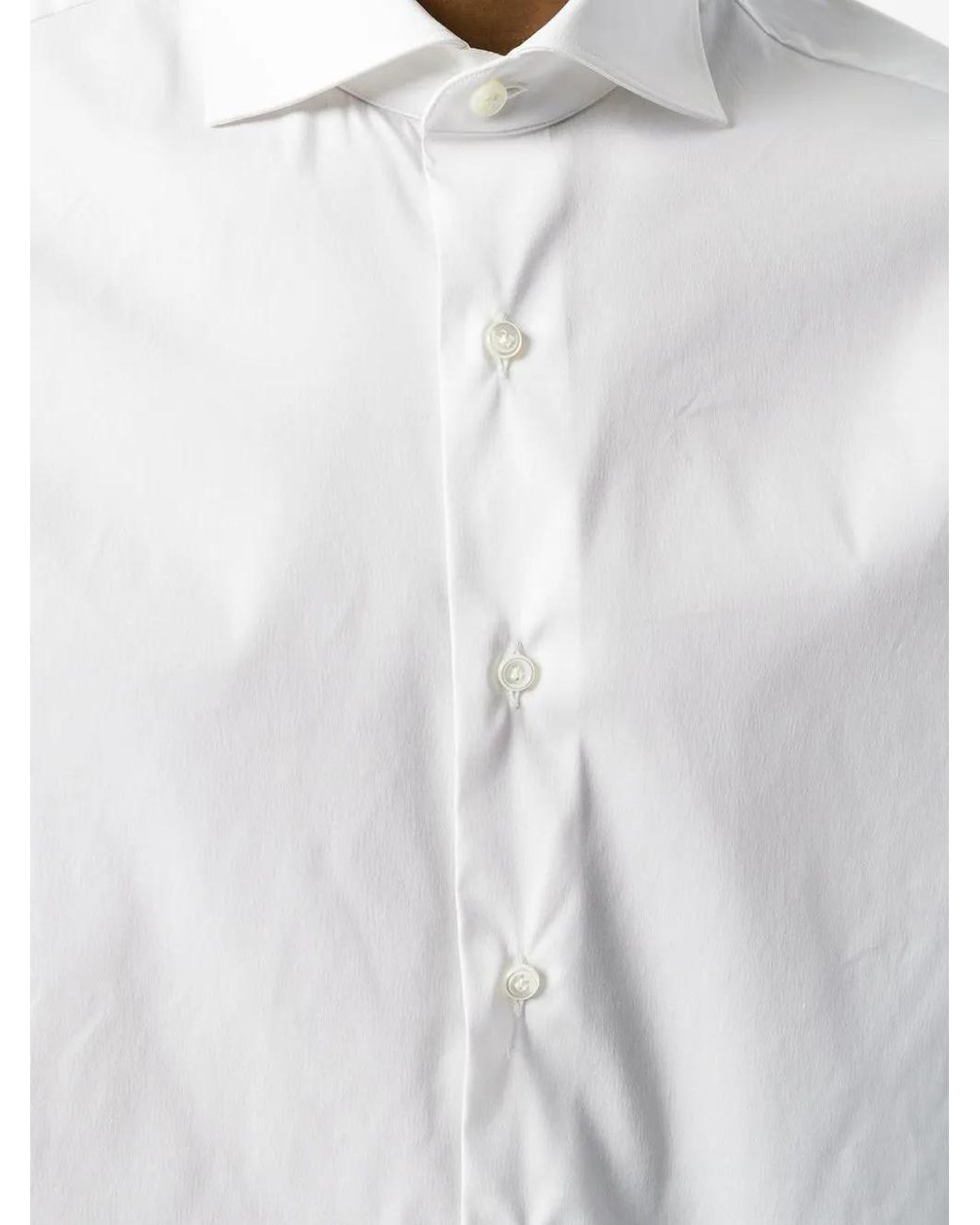 Alessandro Gherardi White Collared Shirt
