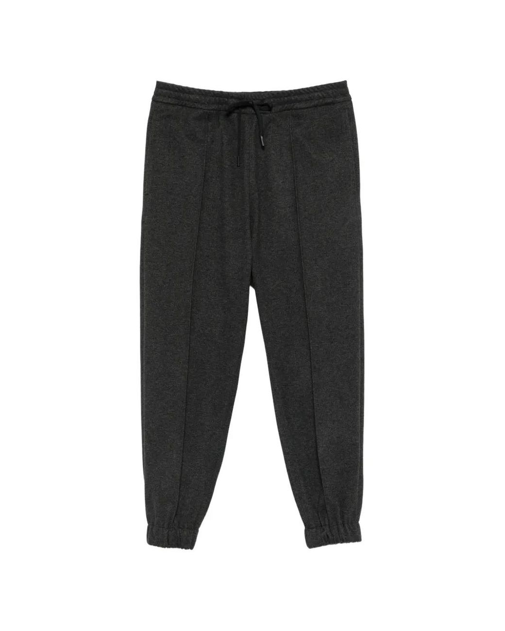 Hōsio Black Drawstring-Waist Track Pants for men