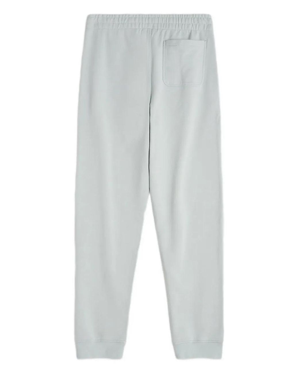 Maison Kitsuné White Logo-Patch Trousers for men