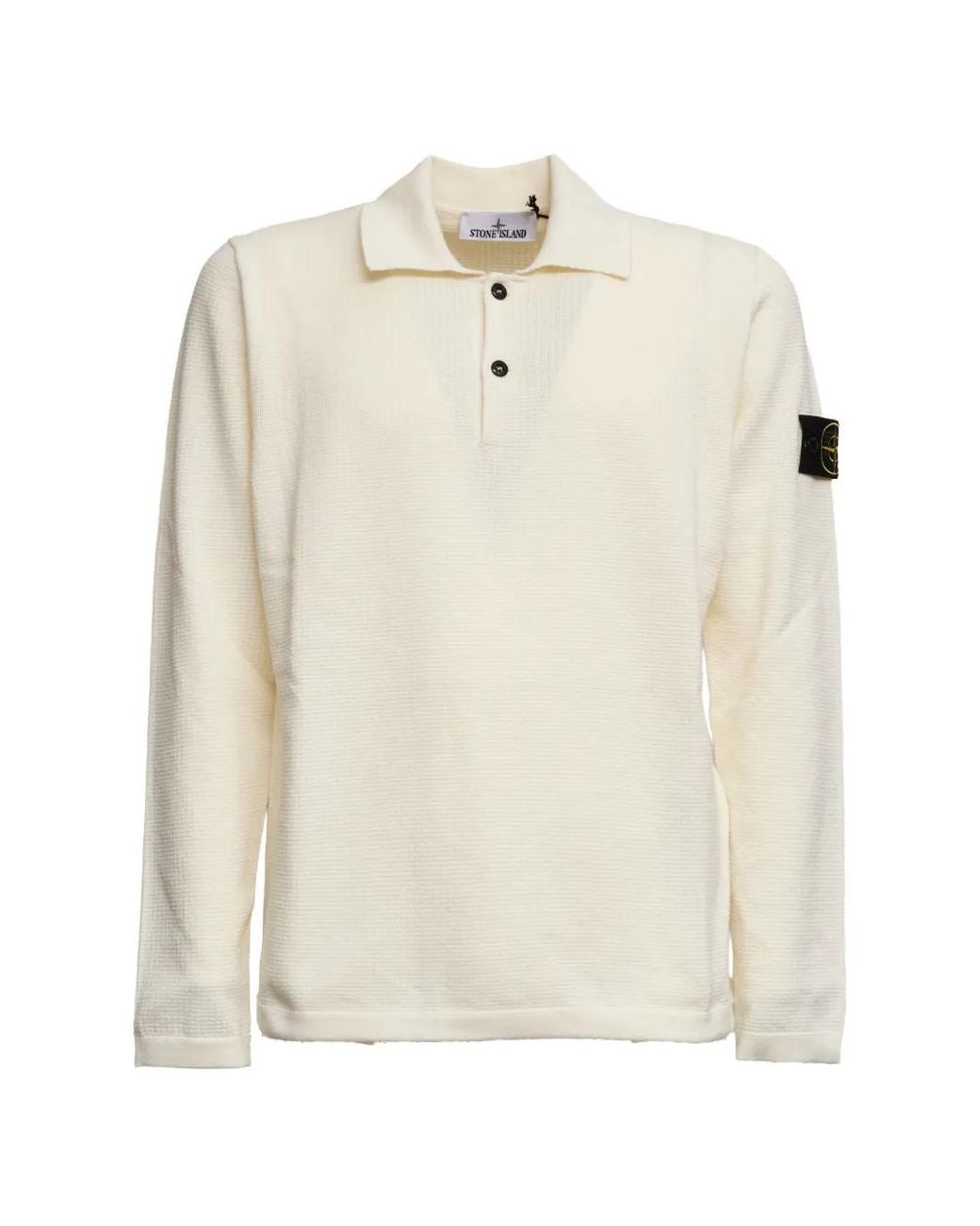 Stone Island White T-Shirts And Polos for men