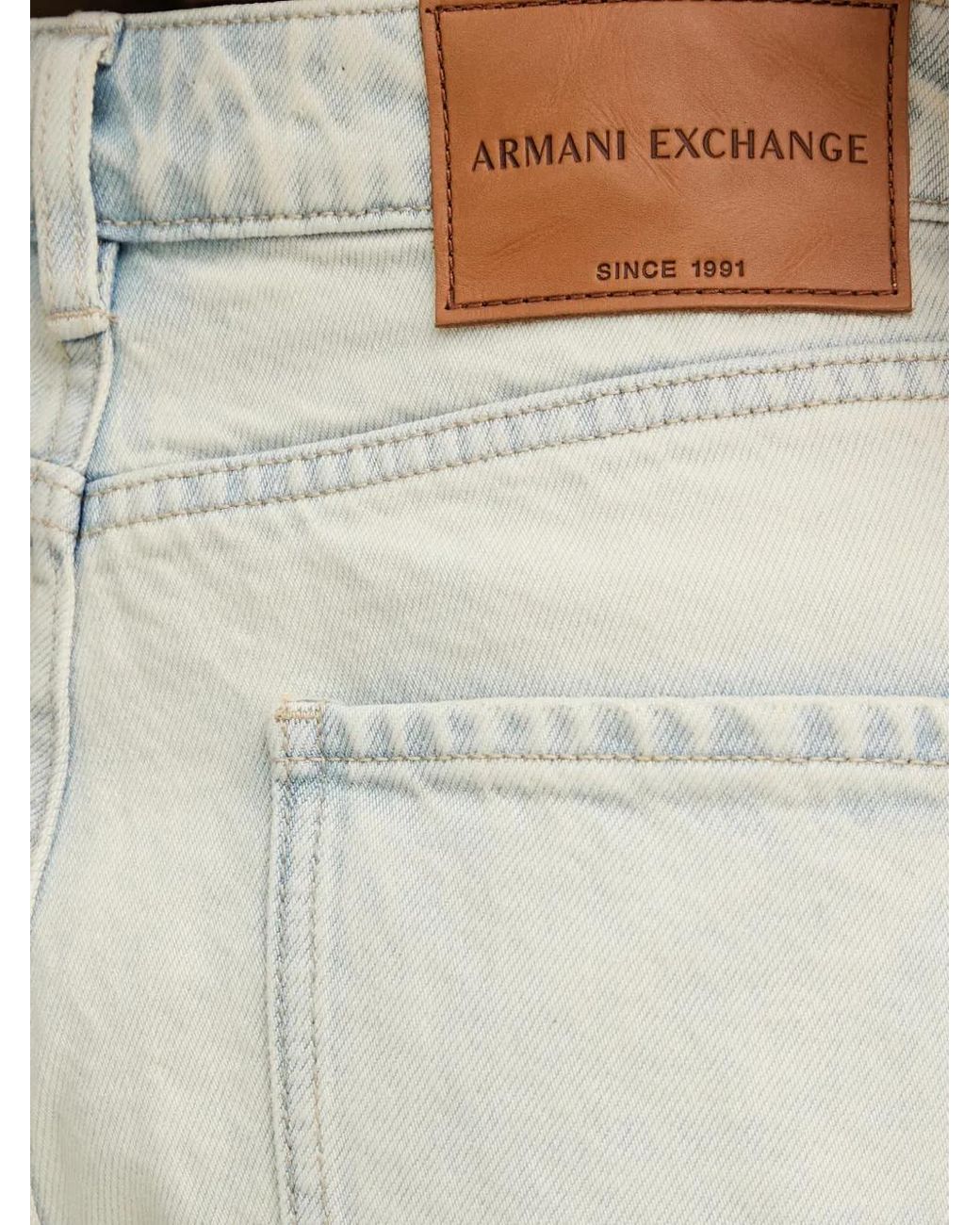 ARMANI EXCHANGE Natural Jean À Patch Logo