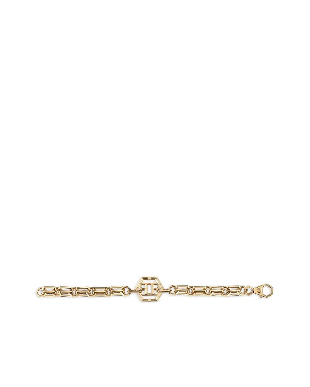 Pulsera De Cadena Unity Philipp Plein de hombre de color Metallic