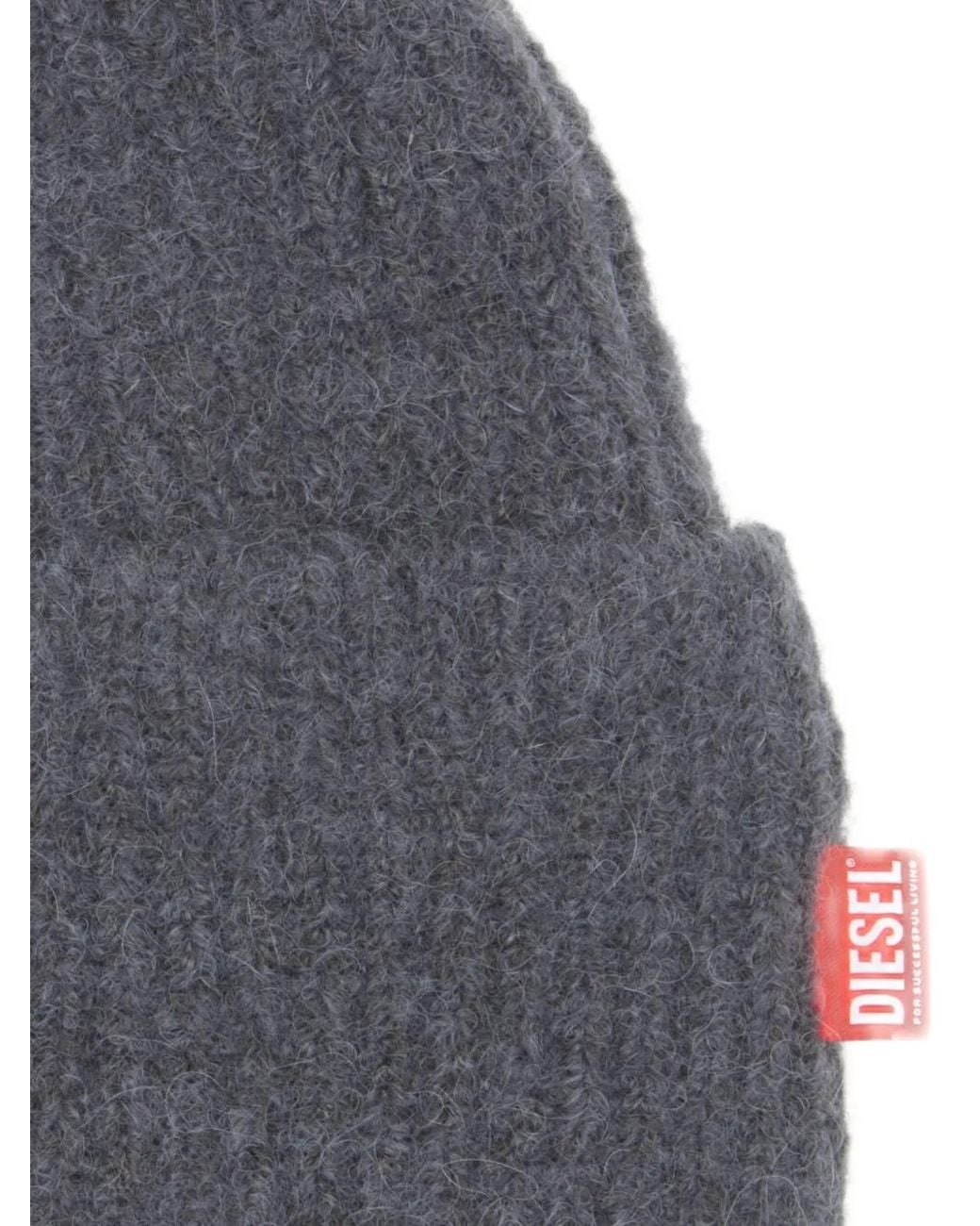 DIESEL Gray K-Lollo Beanie