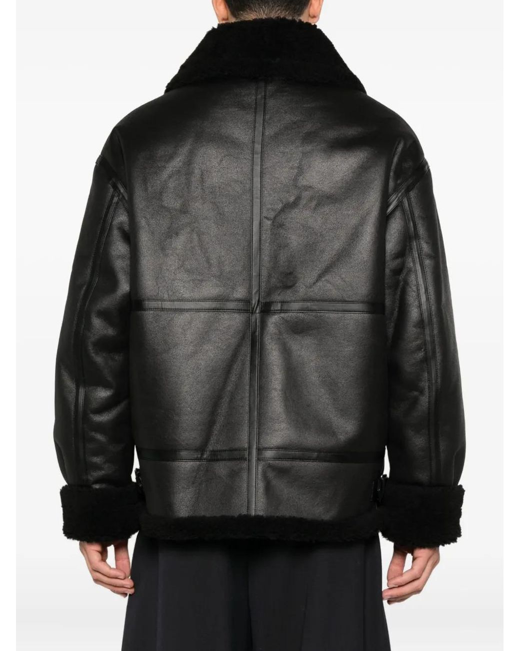 DUNST Jacke Mit Shearling-Kragen in Black für Herren