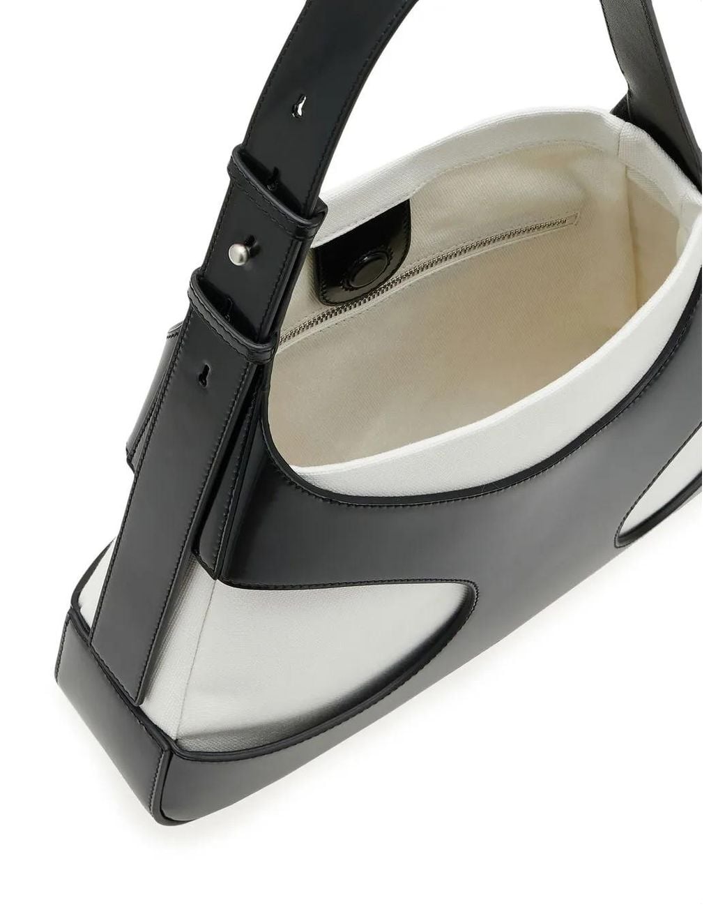 Ferragamo Black ‘Cut Out Medium’ Shoulder Bag