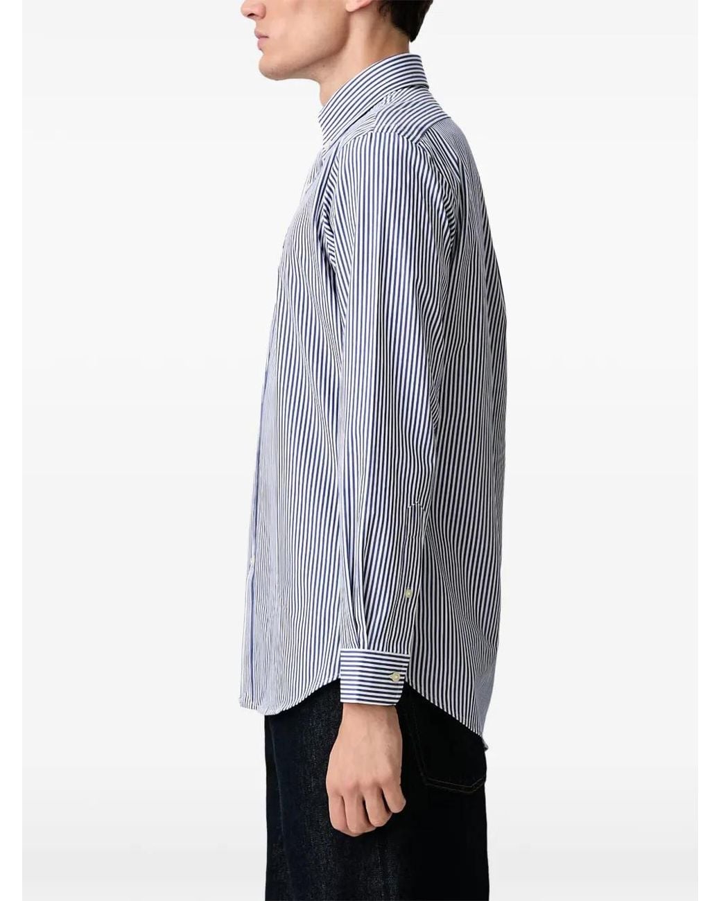 Polo Ralph Lauren Blue Striped Button-Down Shirt for men