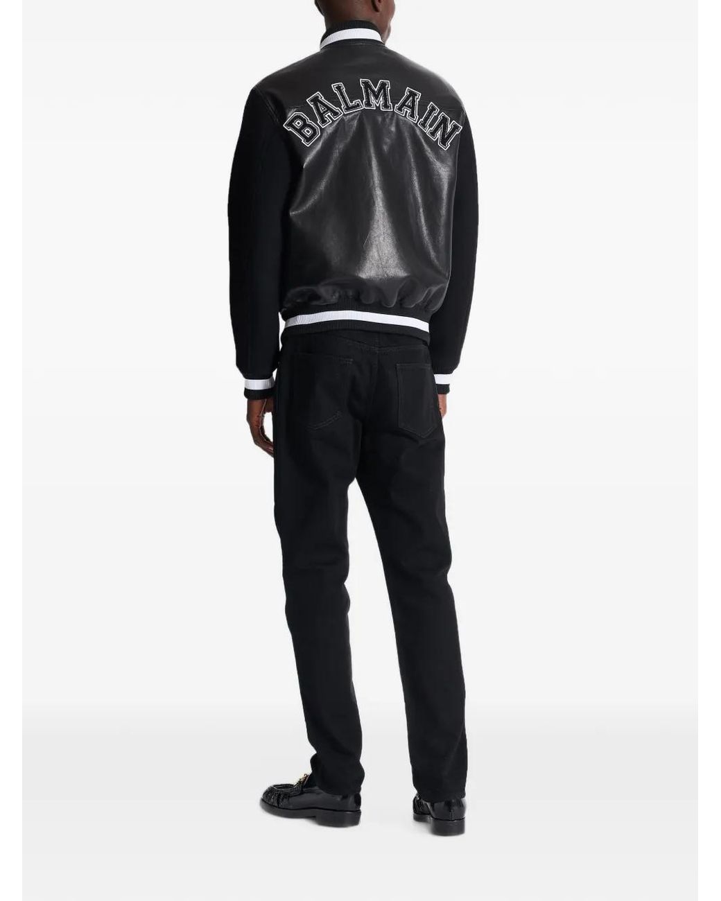 Balmain Black Bomber Jackets for men