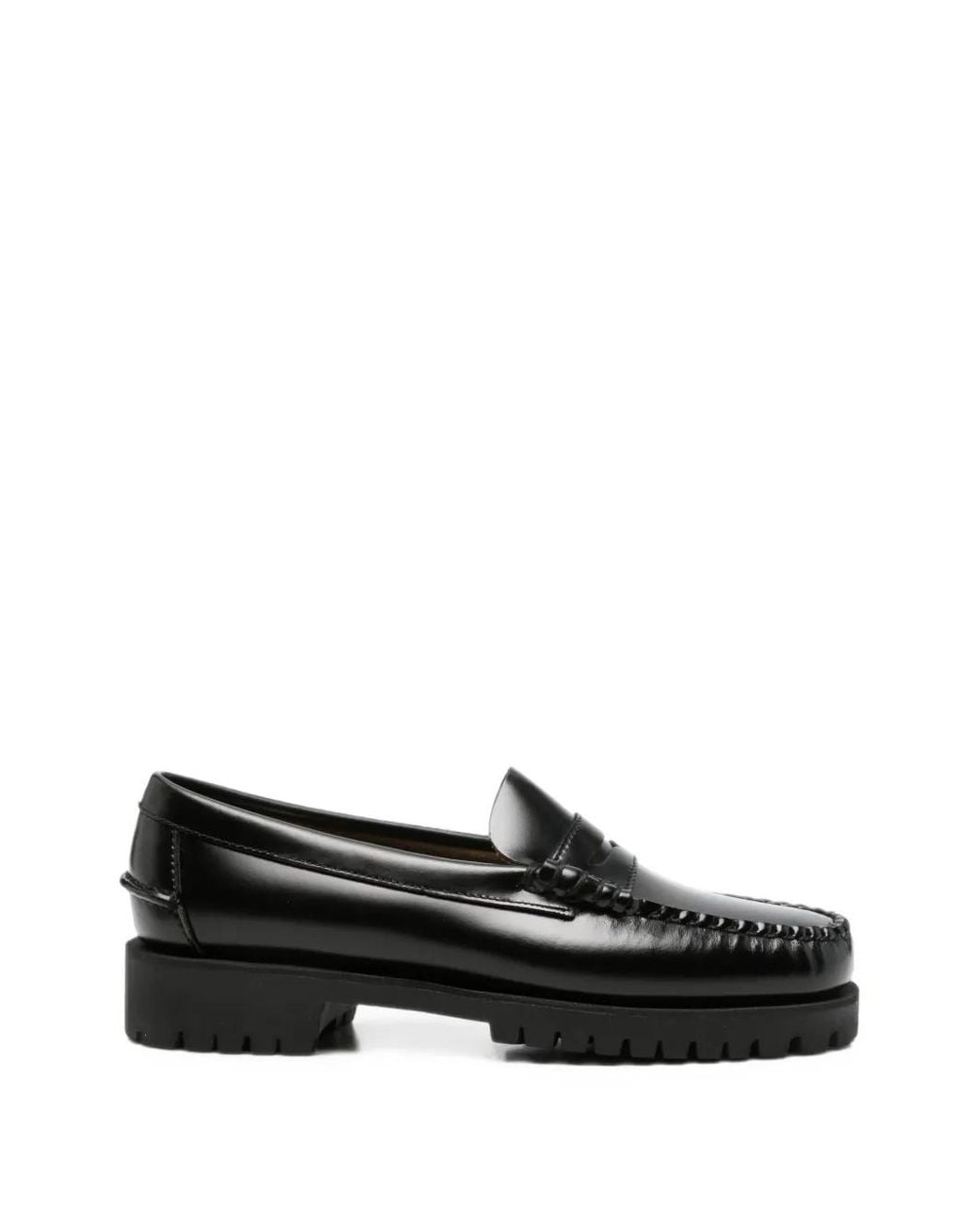 Sebago Black Dan Lug Loafers