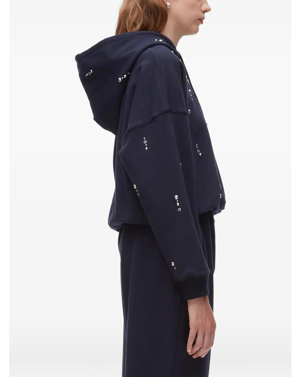 3.1 Phillip Lim Blue Embellishment Hoodie