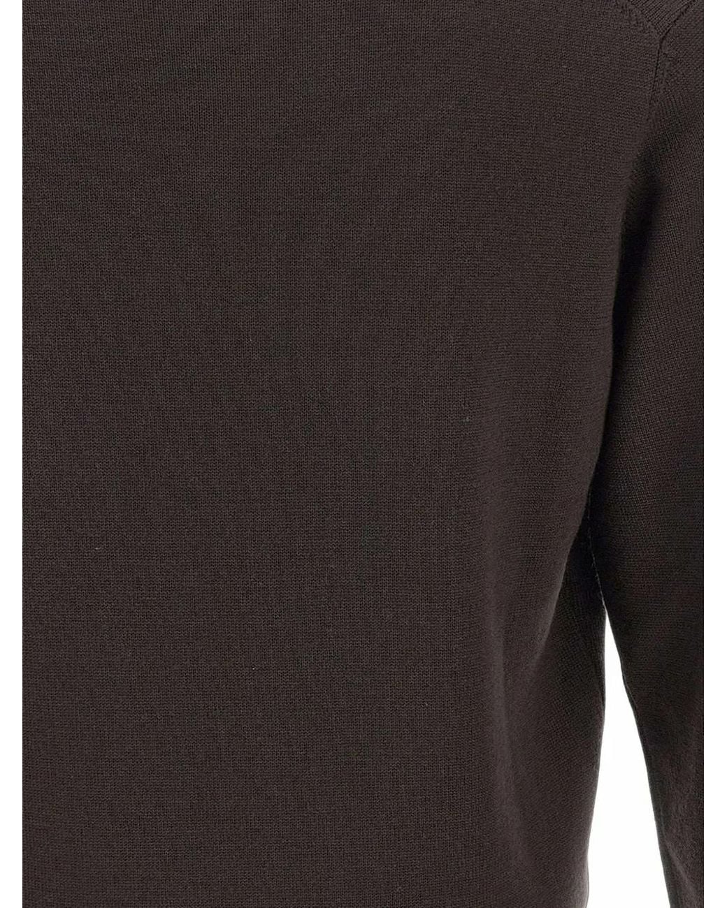 FILIPPO DE LAURENTIIS Gray Skipper Merino Wool Polo Collar T-Shirt for men