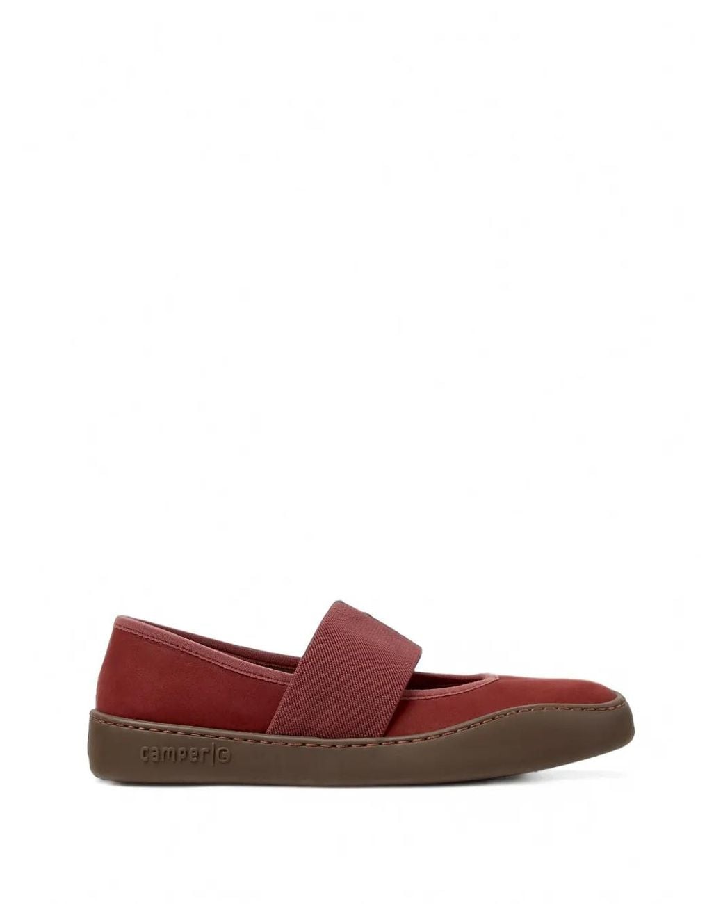Camper Red Peu Touring Ballet Flats