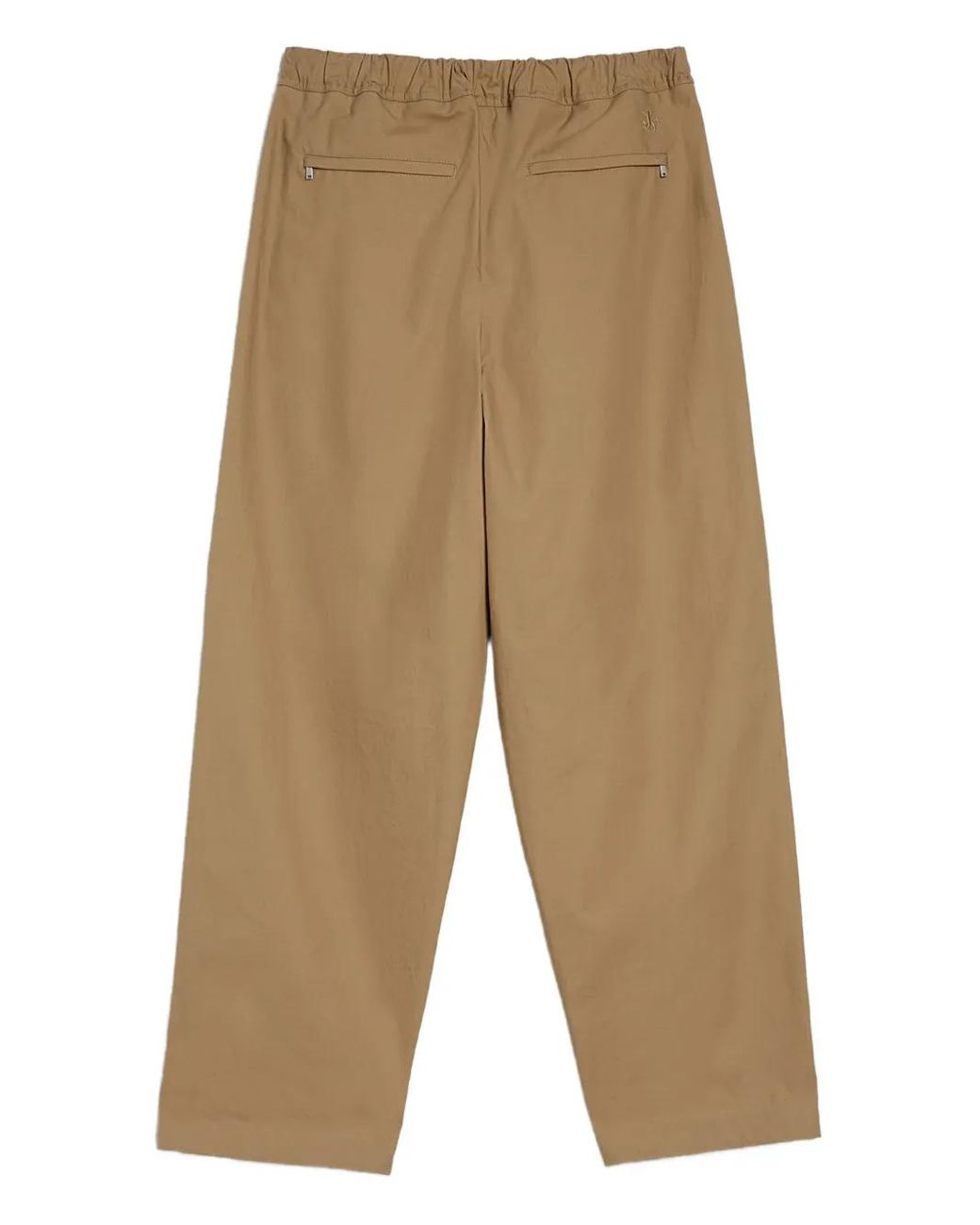 Jil Sander Natural Belted Pocket-Detail Trousers for men