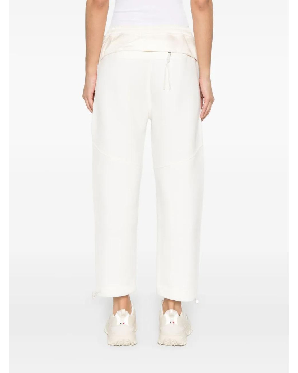 Moncler White Lunar New Year Patch Track Pants