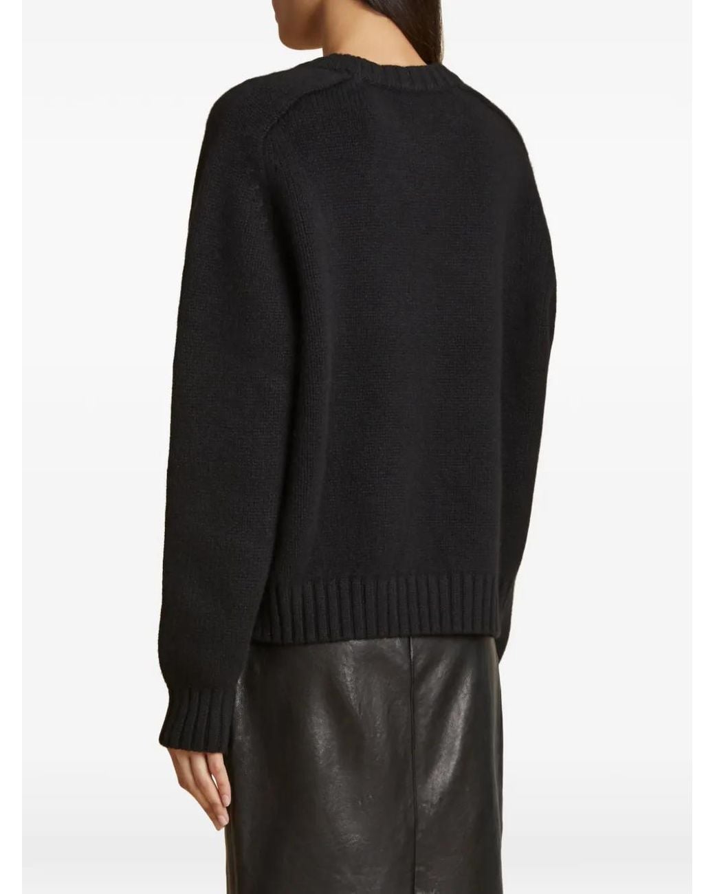 Khaite Black Mae Sweater