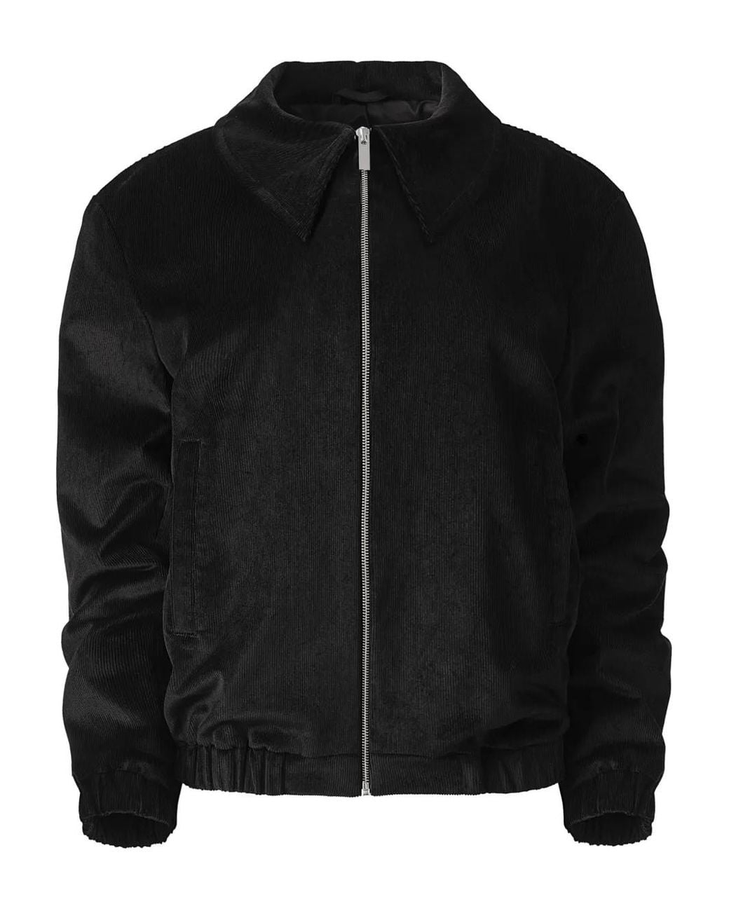 MEDEA Black Zip-Up Bomber Jacket