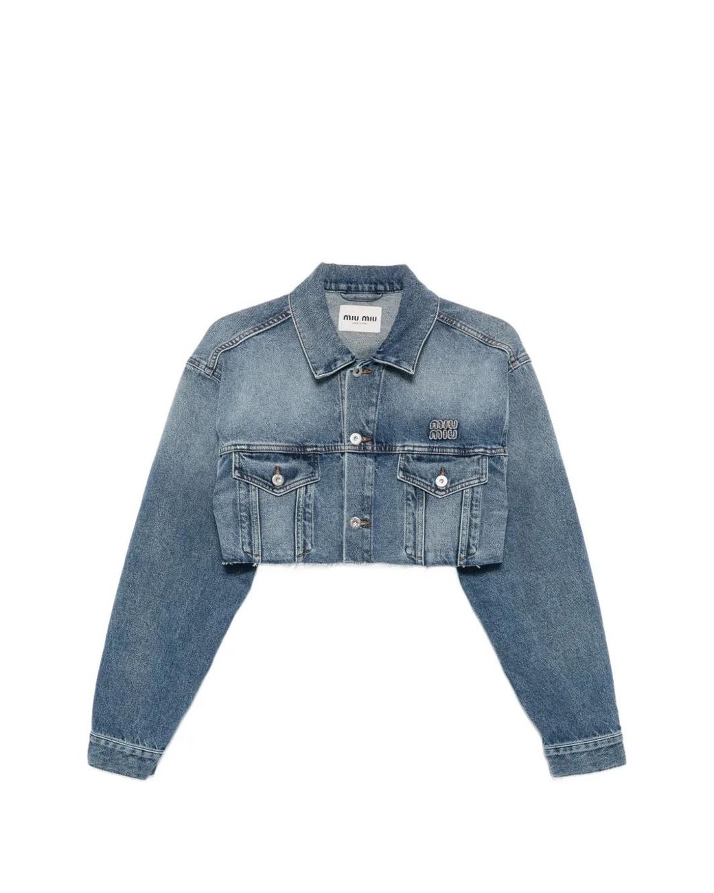 Miu Miu Blue Denim Cotton Jacket