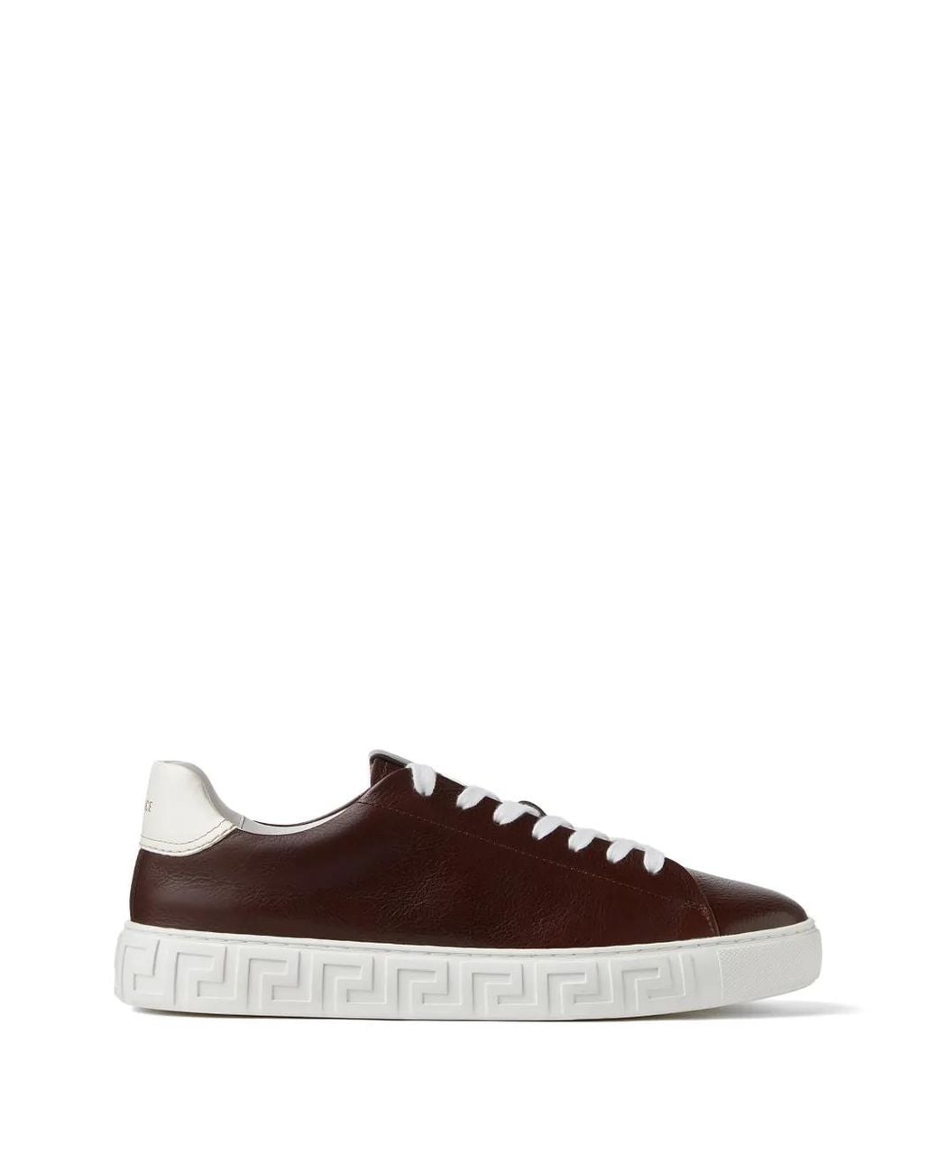 Sneakers Greca di Versace in Brown da Uomo