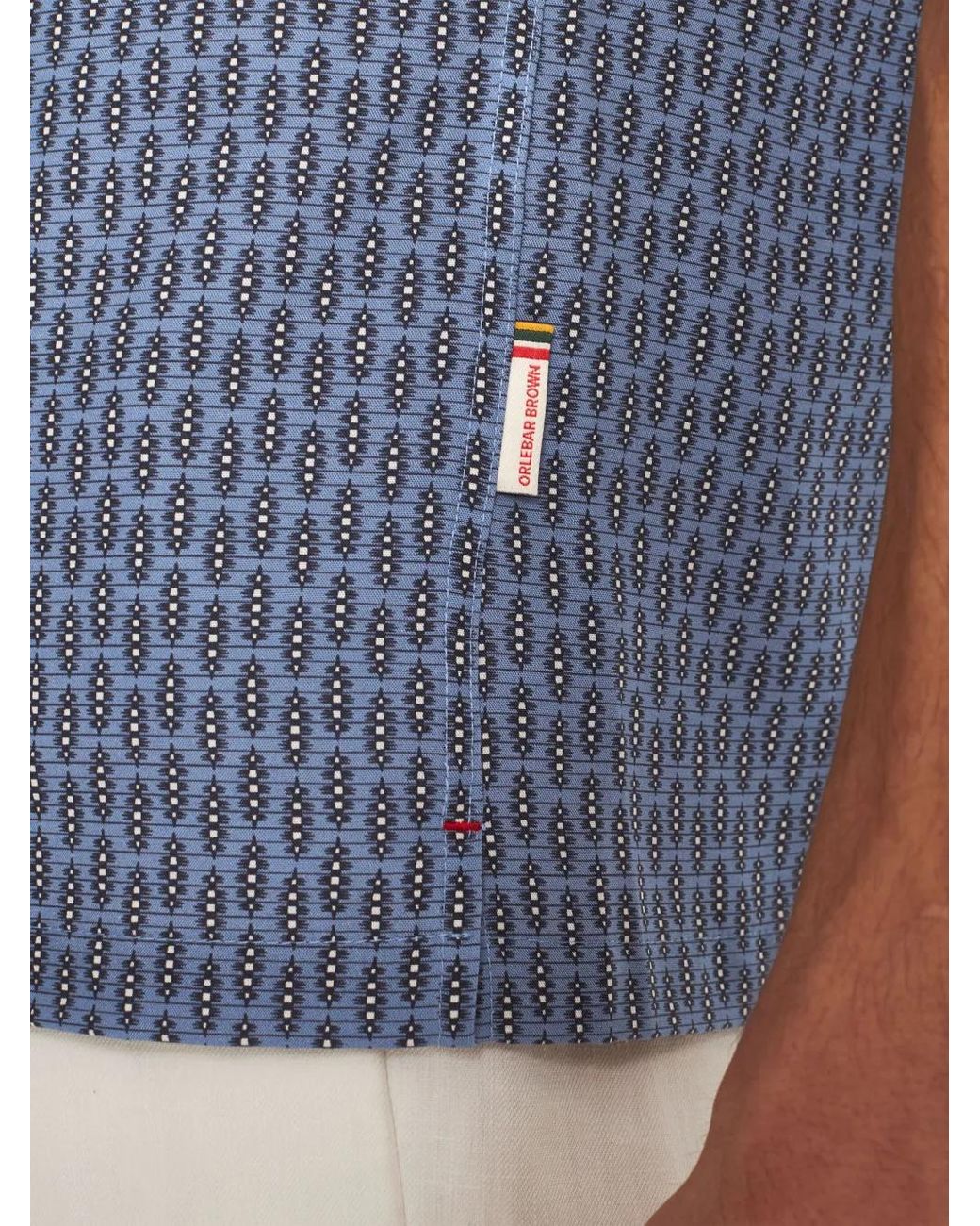 Orlebar Brown Blue Hibbert Shirt for men