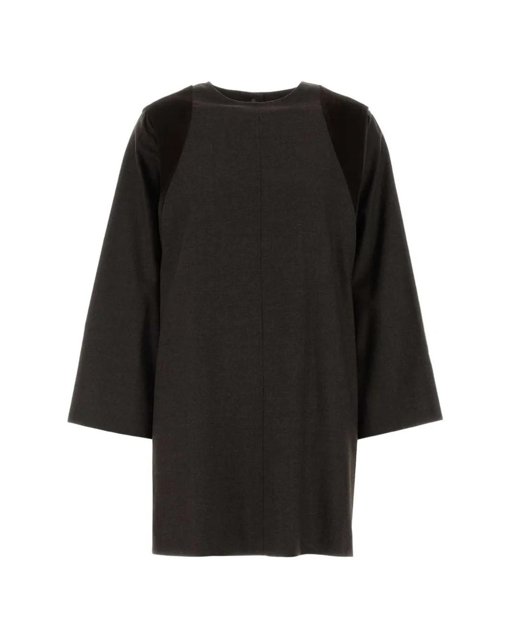 Max Mara Black Vanesio Panelled Mini Dress