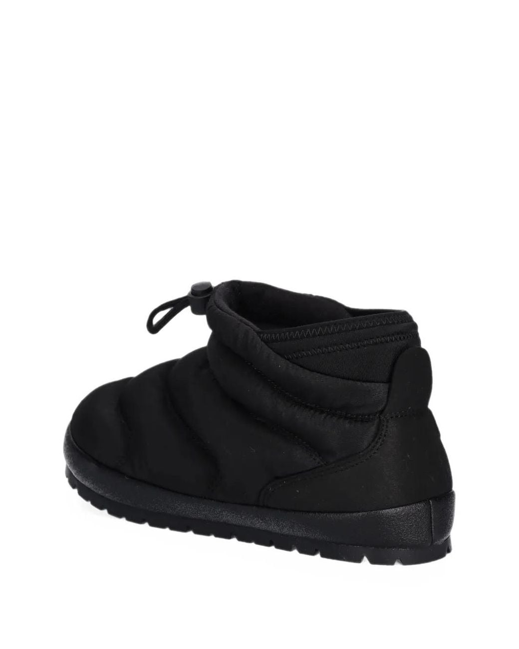 PUMA Black Quilted Toggle-Fastening Boots