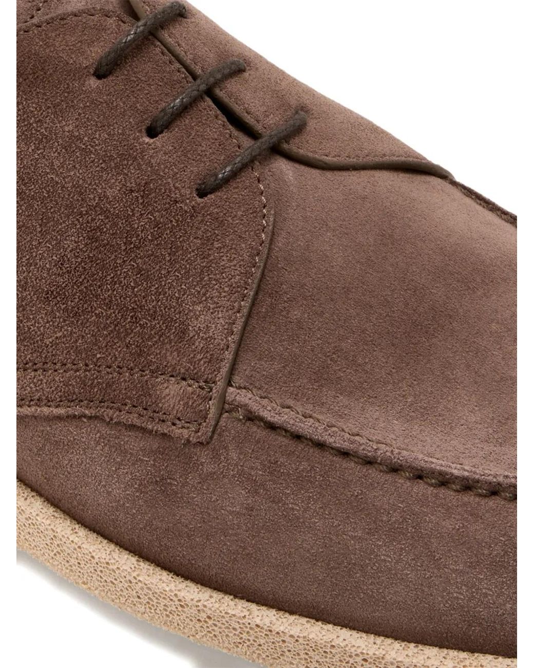 Neil Barrett Brown Leather Derby Shoes for men