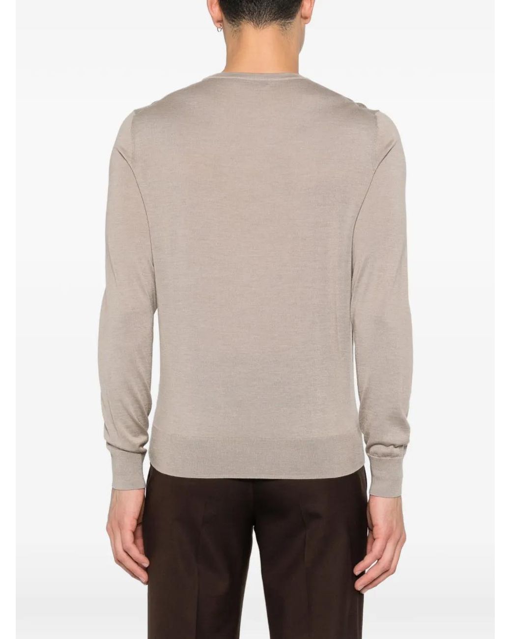 IVORY PARIS Natural Pull À Col Rond for men