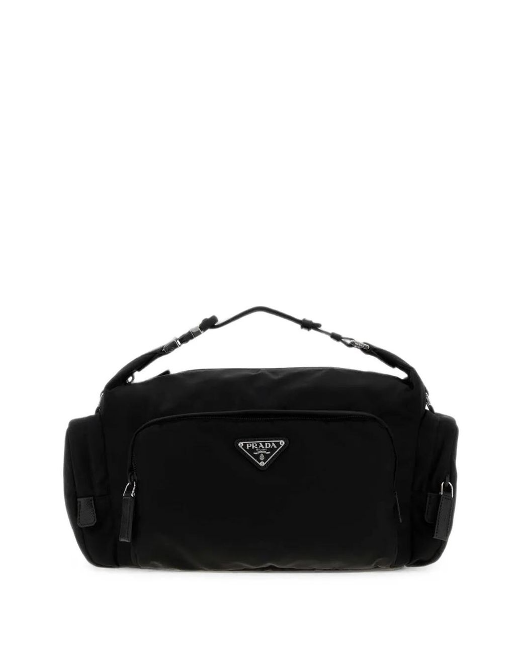 Prada Black Re-Nylon-And-Saffiano-Leather Shoulder Bag for men