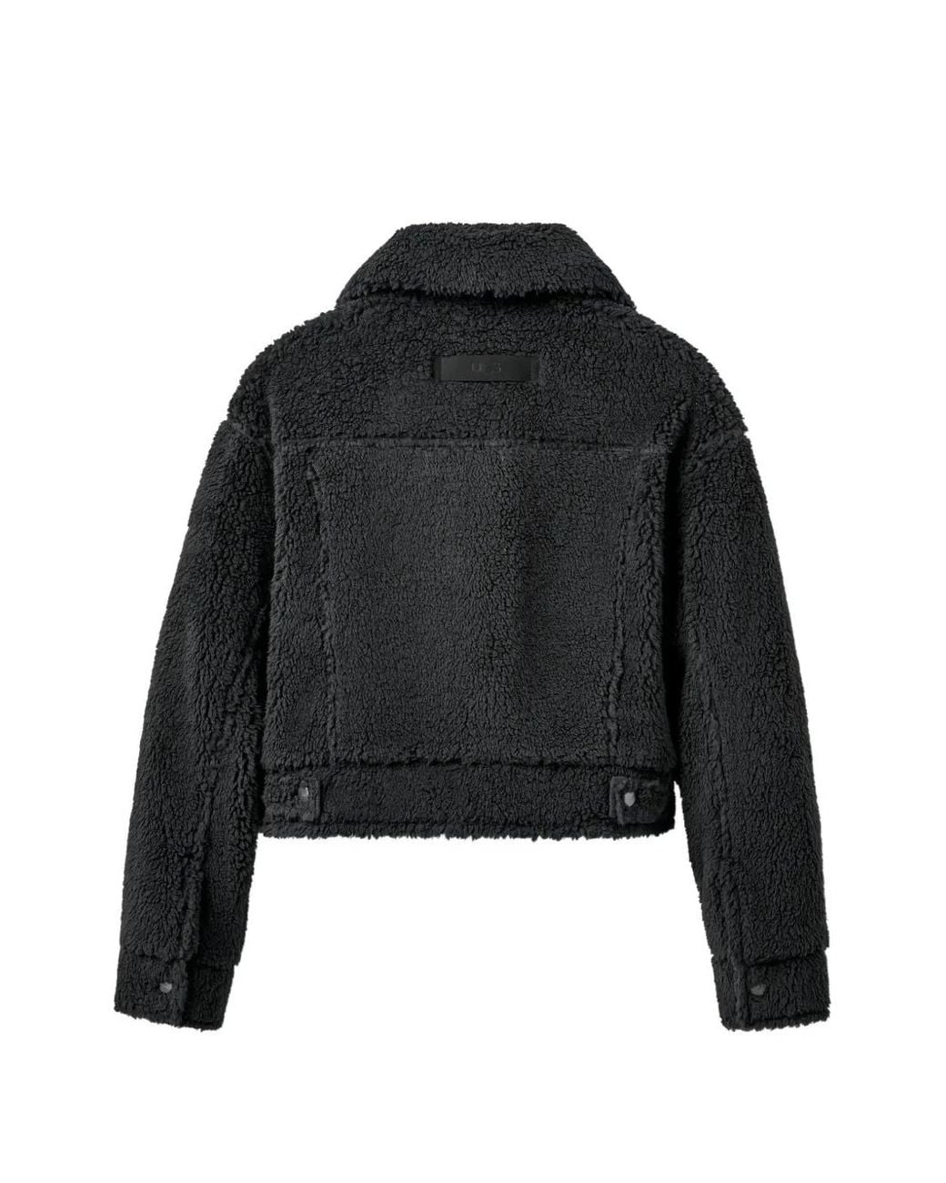 Ugg Black Frankie Faux-Shearling Trucker Jacket