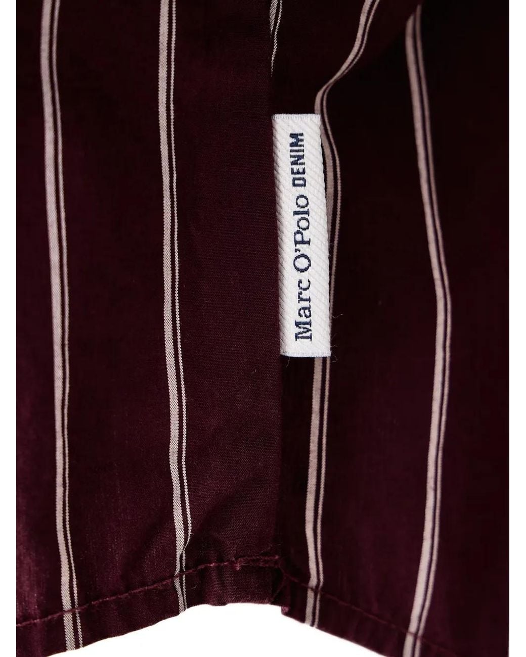Marc O' Polo Red Striped Shirt