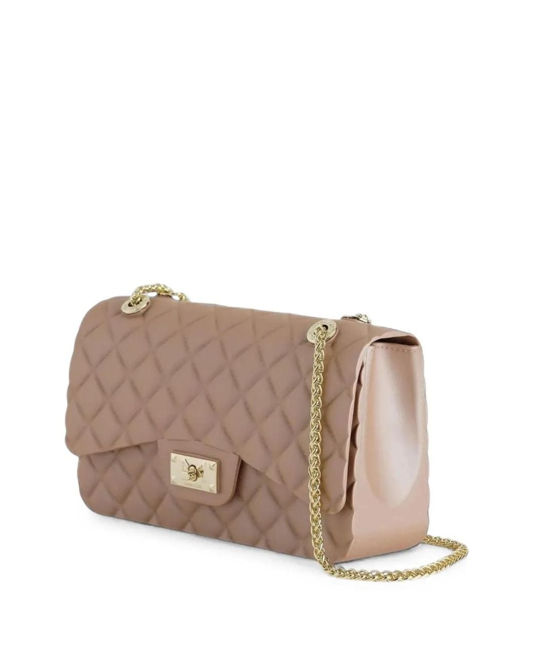 Marc Ellis Natural Flat Falcon Quilted Shoulder Bag