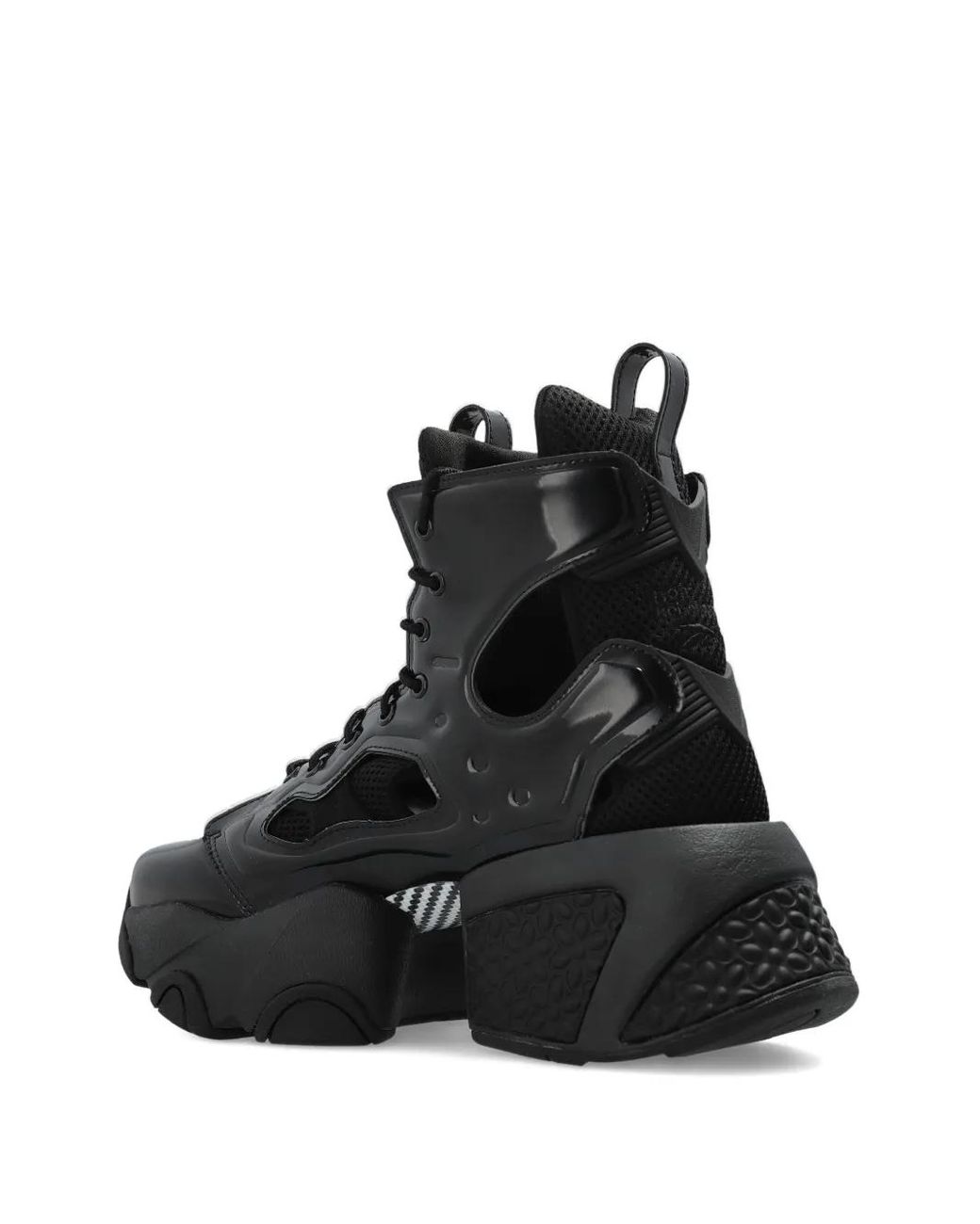 Noir Kei Ninomiya Black X Comme Des Garçons Cut-Out Platform Sneakers