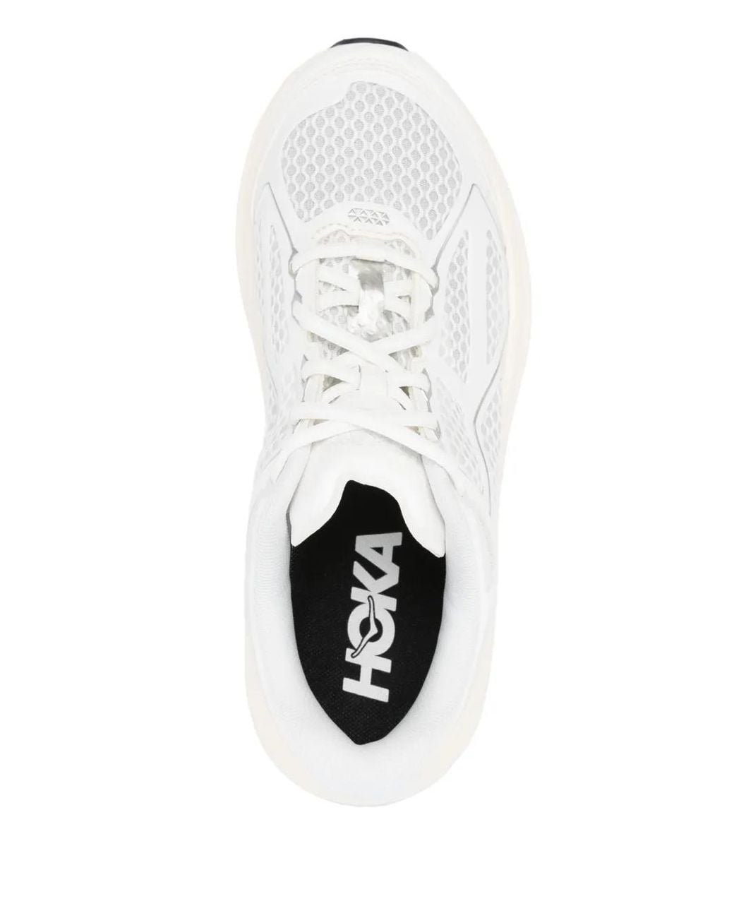 Hoka One One White Hooded Short Down Jacket