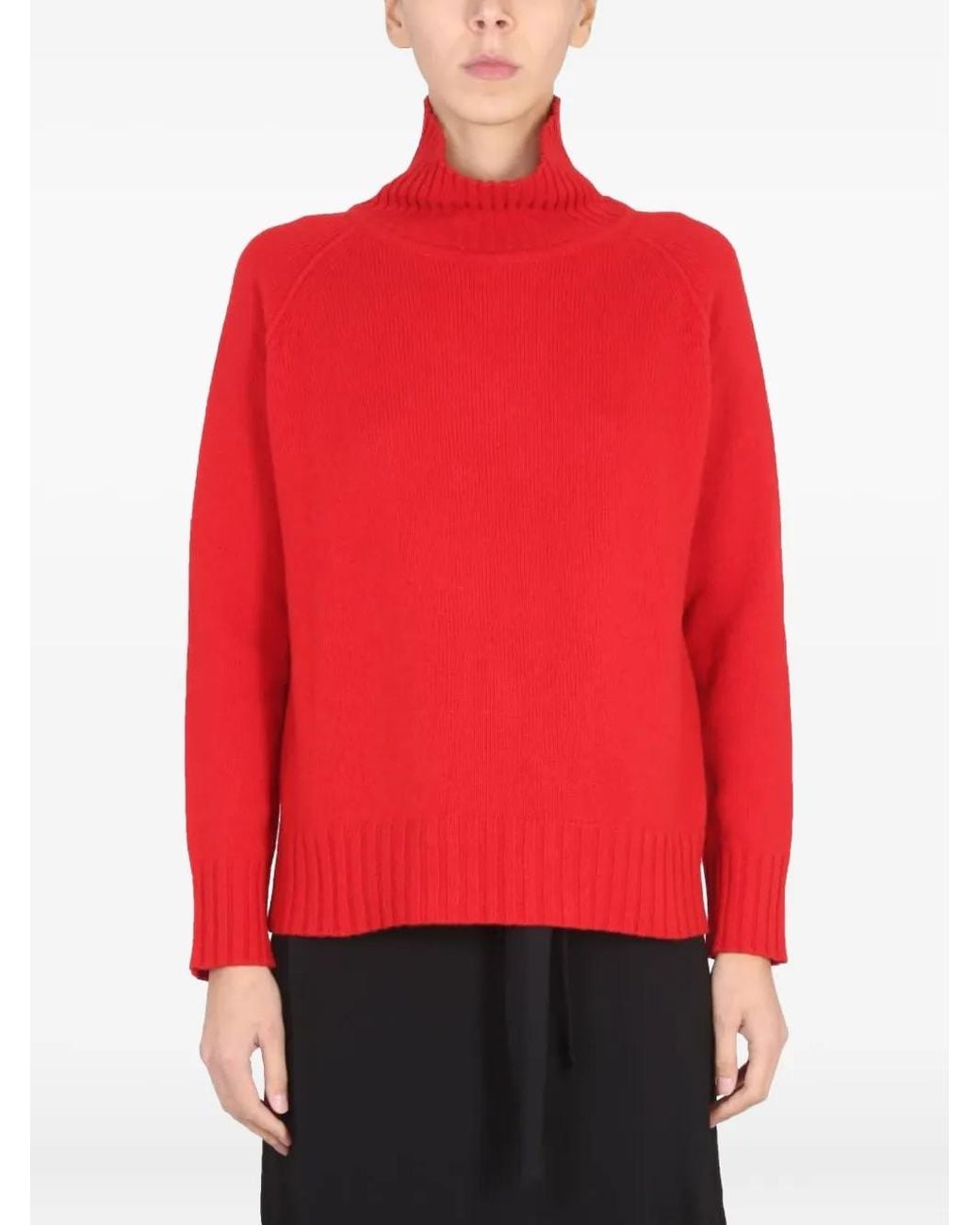 #MSM Red Roll-Neck T-Shirt