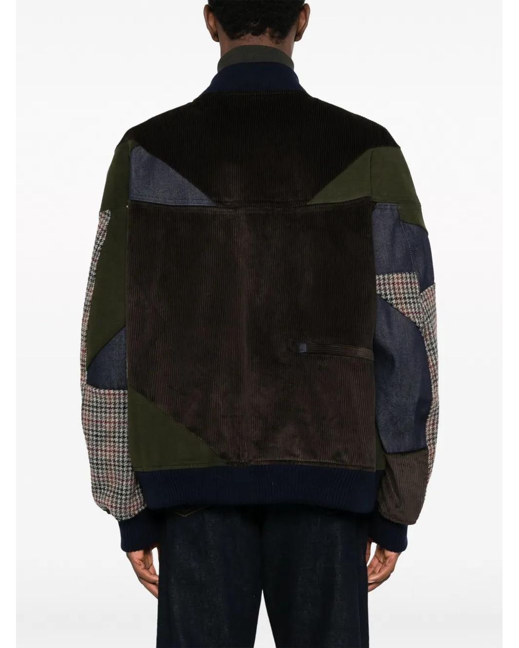 Giacca Con Patchwork di Baracuta in Black da Uomo