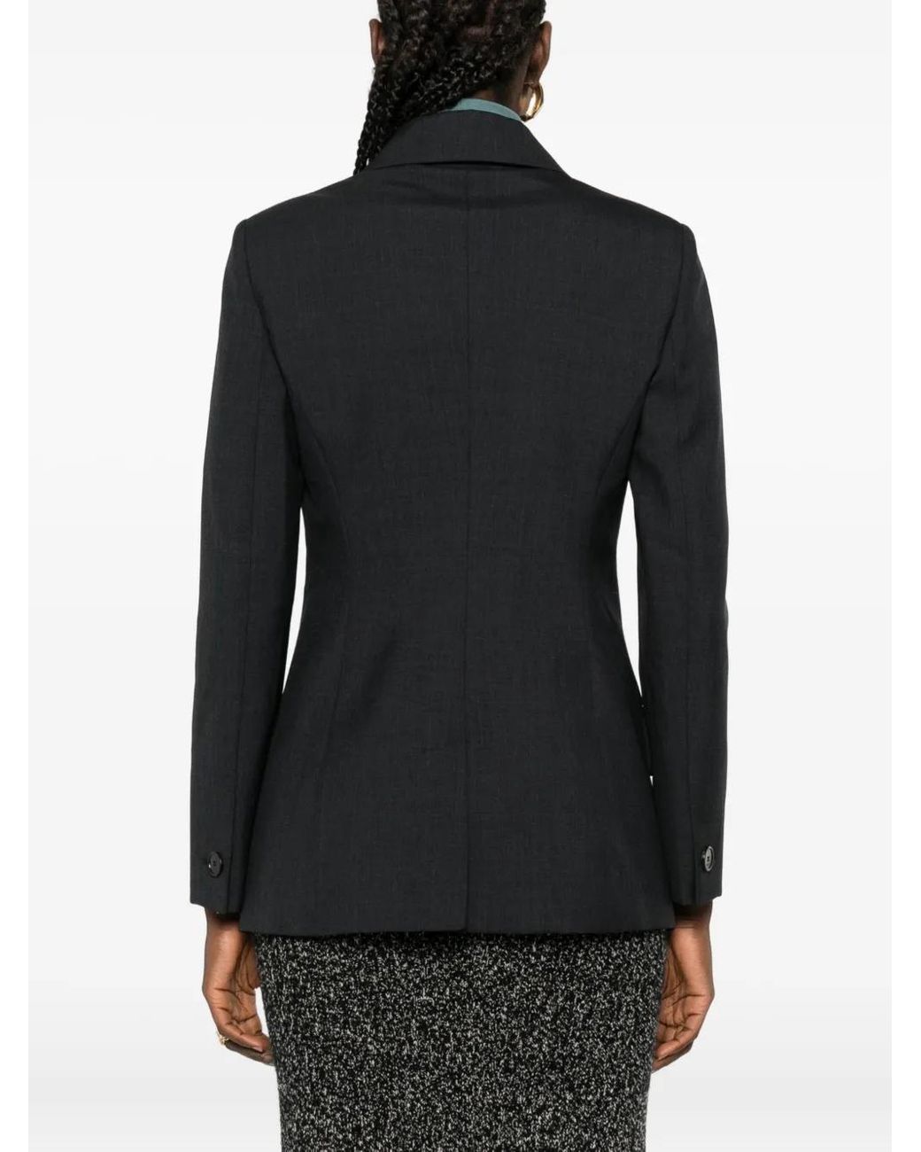 Gucci Black Blazer With Notched Lapels