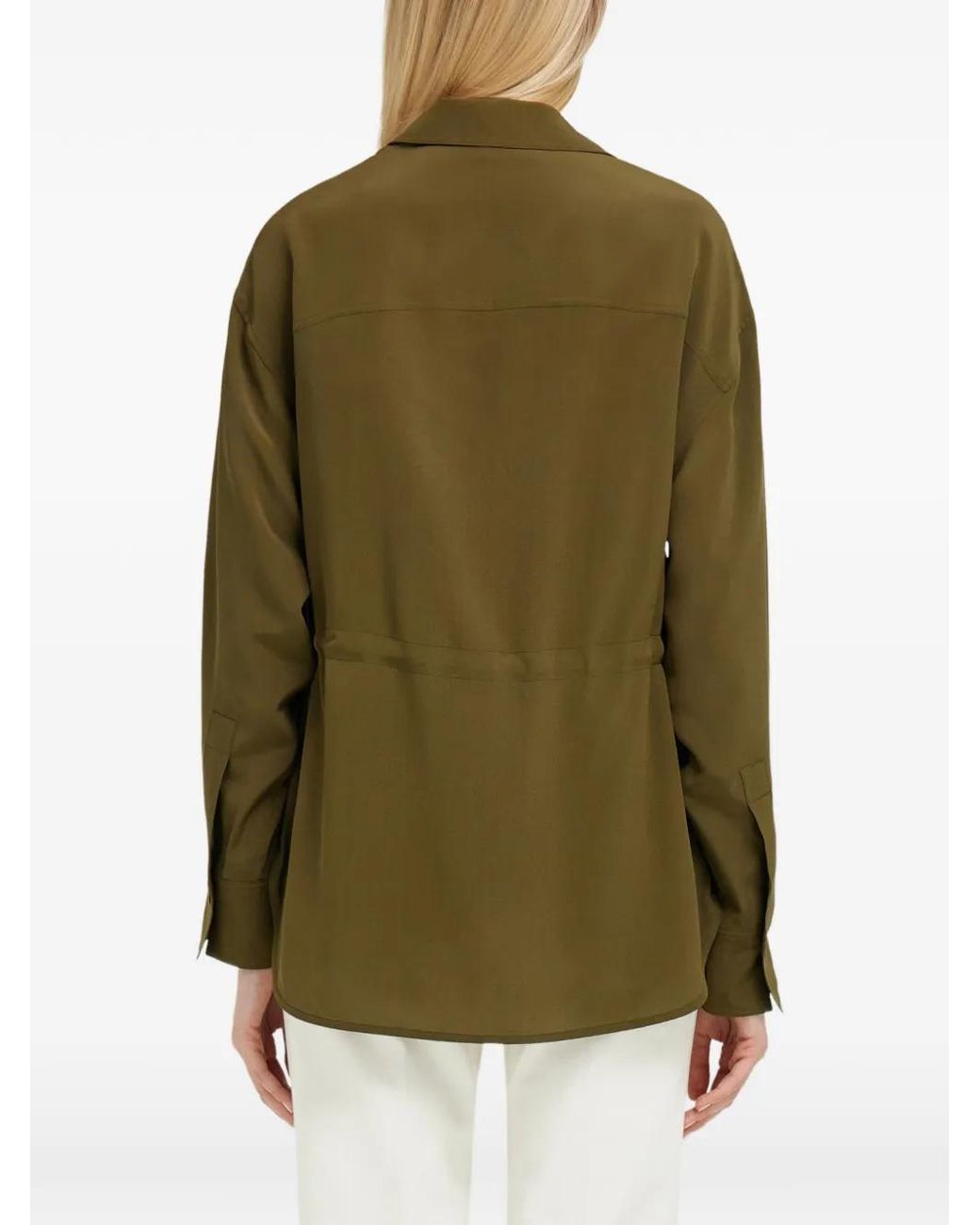Ferragamo Green Safari Over Shirt