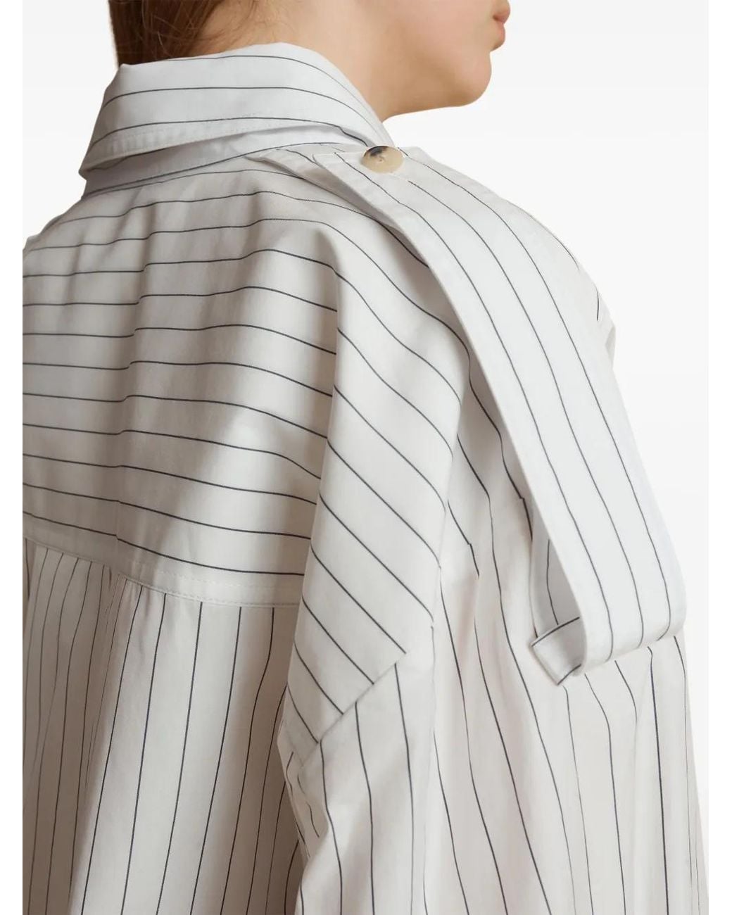 Khaite White The Tamal Shirt