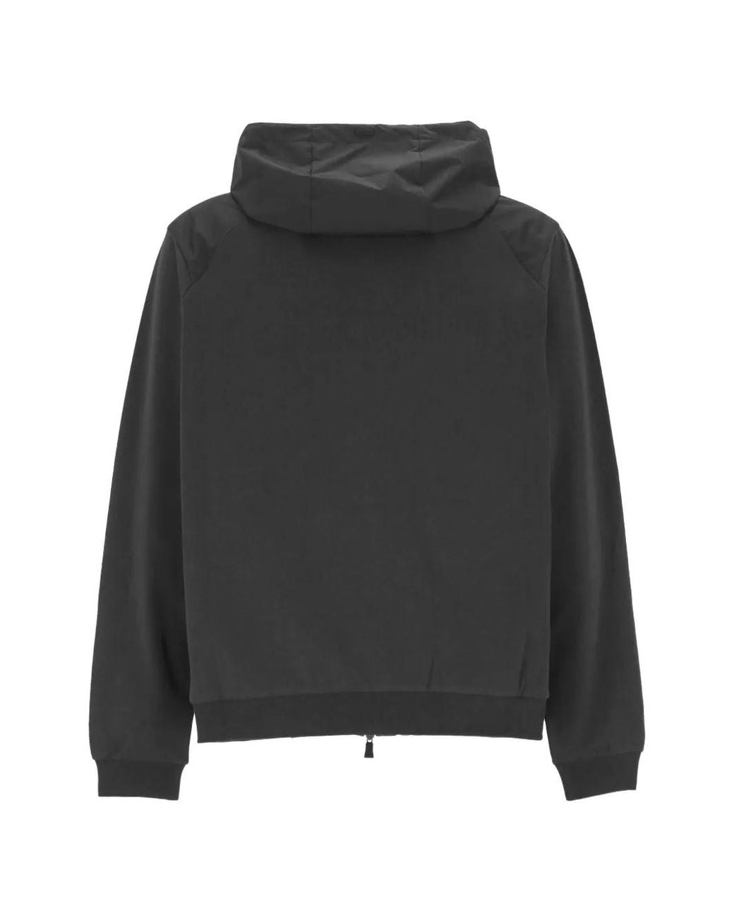 Herno Black Hooded Jacket for men