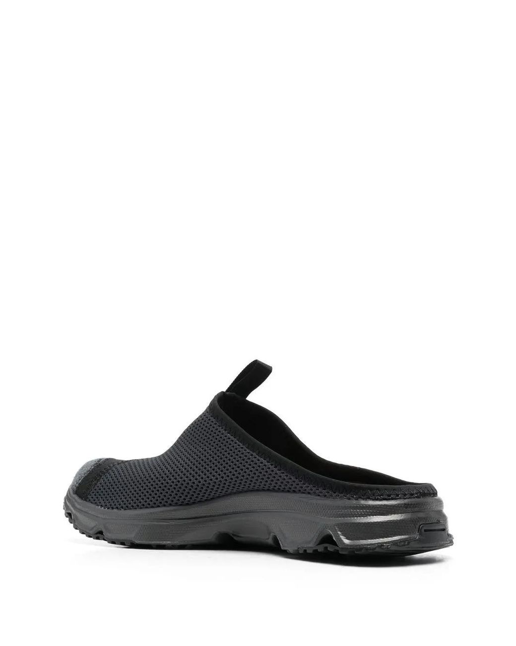 Salomon Black Rx Slide 3.0 Logo Closed-Toe Slides for men