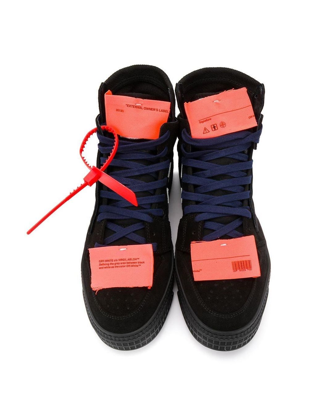 off white off court high tops