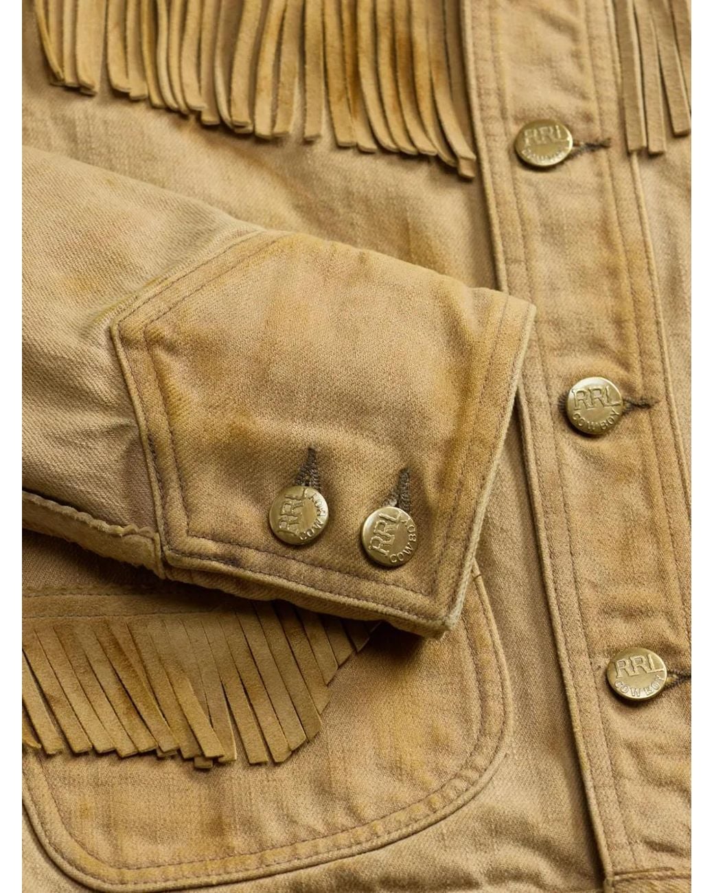 RRL Metallic Fringe-Trimmed Jacket
