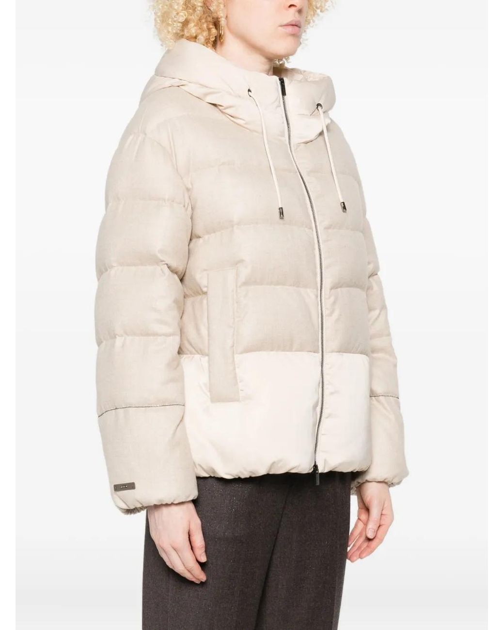 Peserico Natural Quilted Jacket