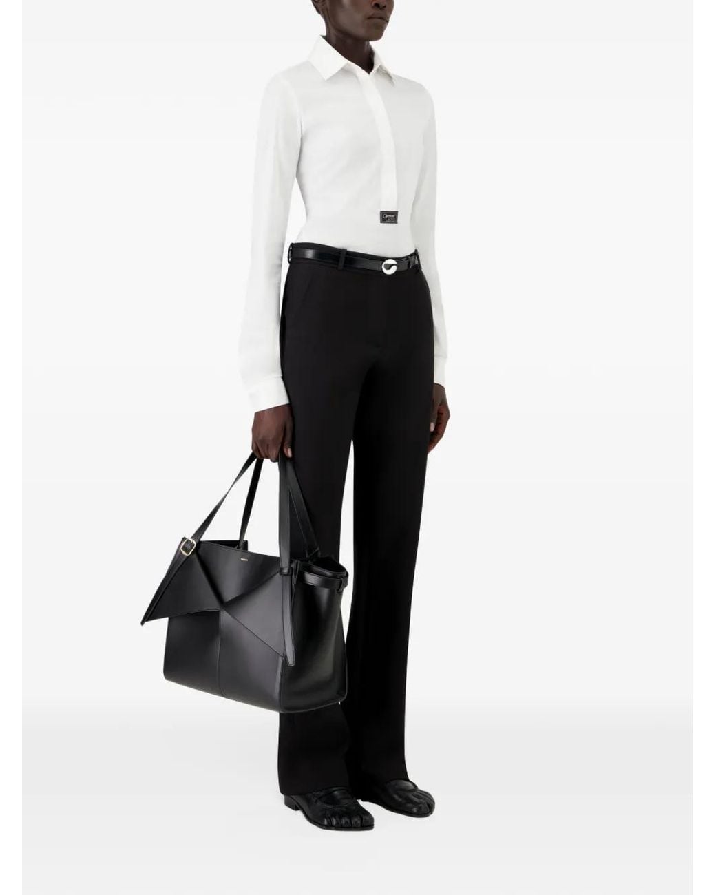 Coperni Gray Boyfriend Trousers