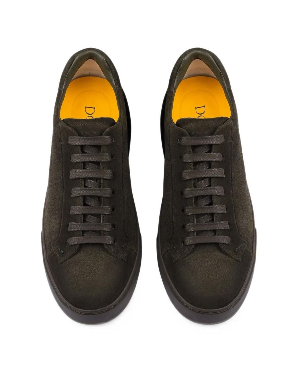 Doucal's Black Suede Sneakers for men