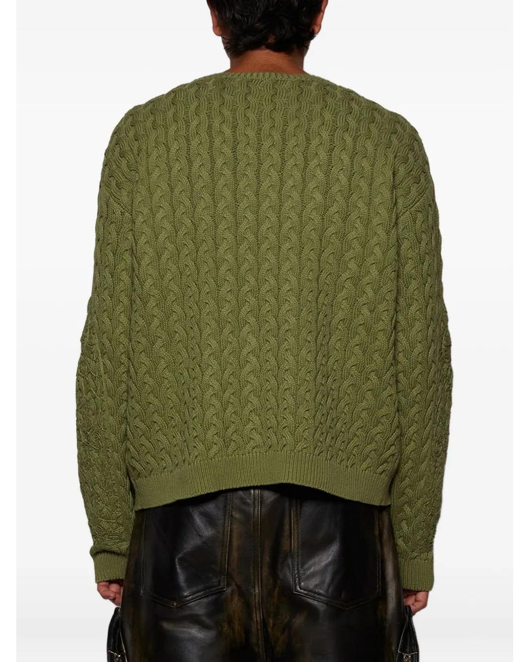 Who Decides War Green Lagoon Sweater for men